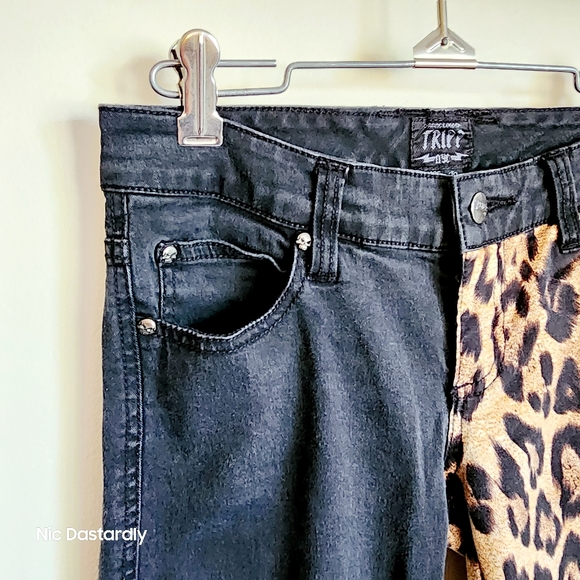 TRIPP NYC Split Leg Leopard Pants | Size 28 - Picture 8 of 11